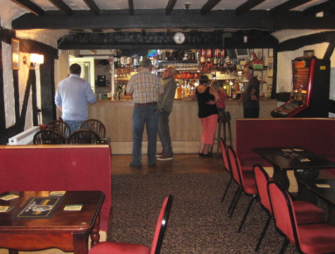 Inside Thorpe Malsor Social Club