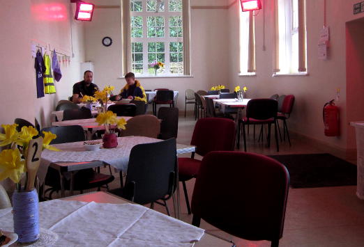 Thorpe Malsor Village Hall set out for an event